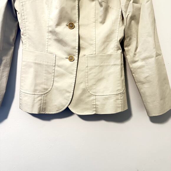 Sisley Classic Taglia Blazer Beige Size 38 - Picture 7 of 7